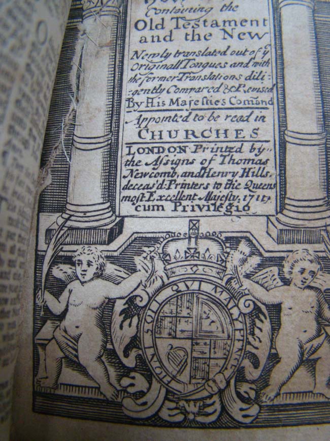 A Rare and Historic silver mounted Holy Bible and Book of Common Prayer owned by Charlestown, Mass., resident Mary Henley (White) and dated 1713. — image 7